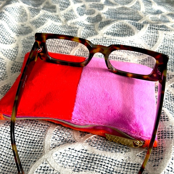 WOMEN SEXY SASSY BROWN SLIP ON EYE GLASSES - Picture 4 of 6